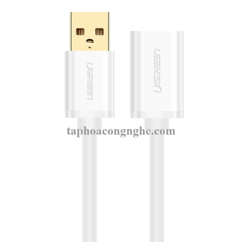 Ugreen 10880 0.5M màu Trắng Cáp tín hiệu nối dài USB 2.0 lõi thuần đồng US103 30010880